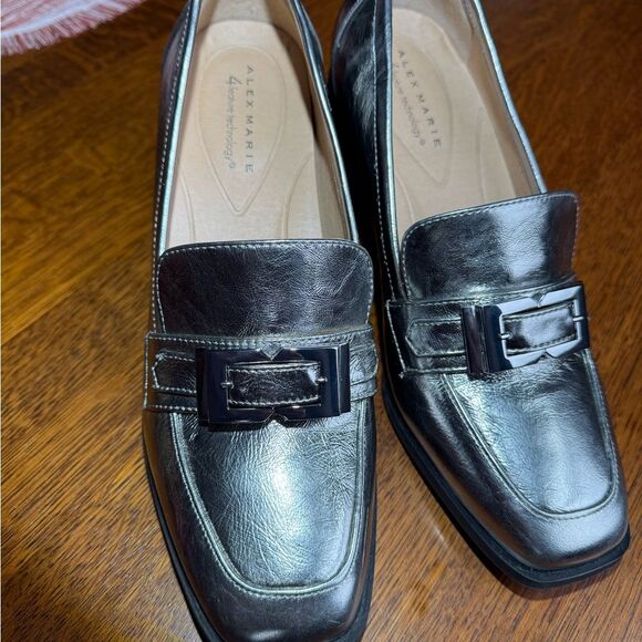 Alex Marie Silver Loafers - Picture 5 of 6